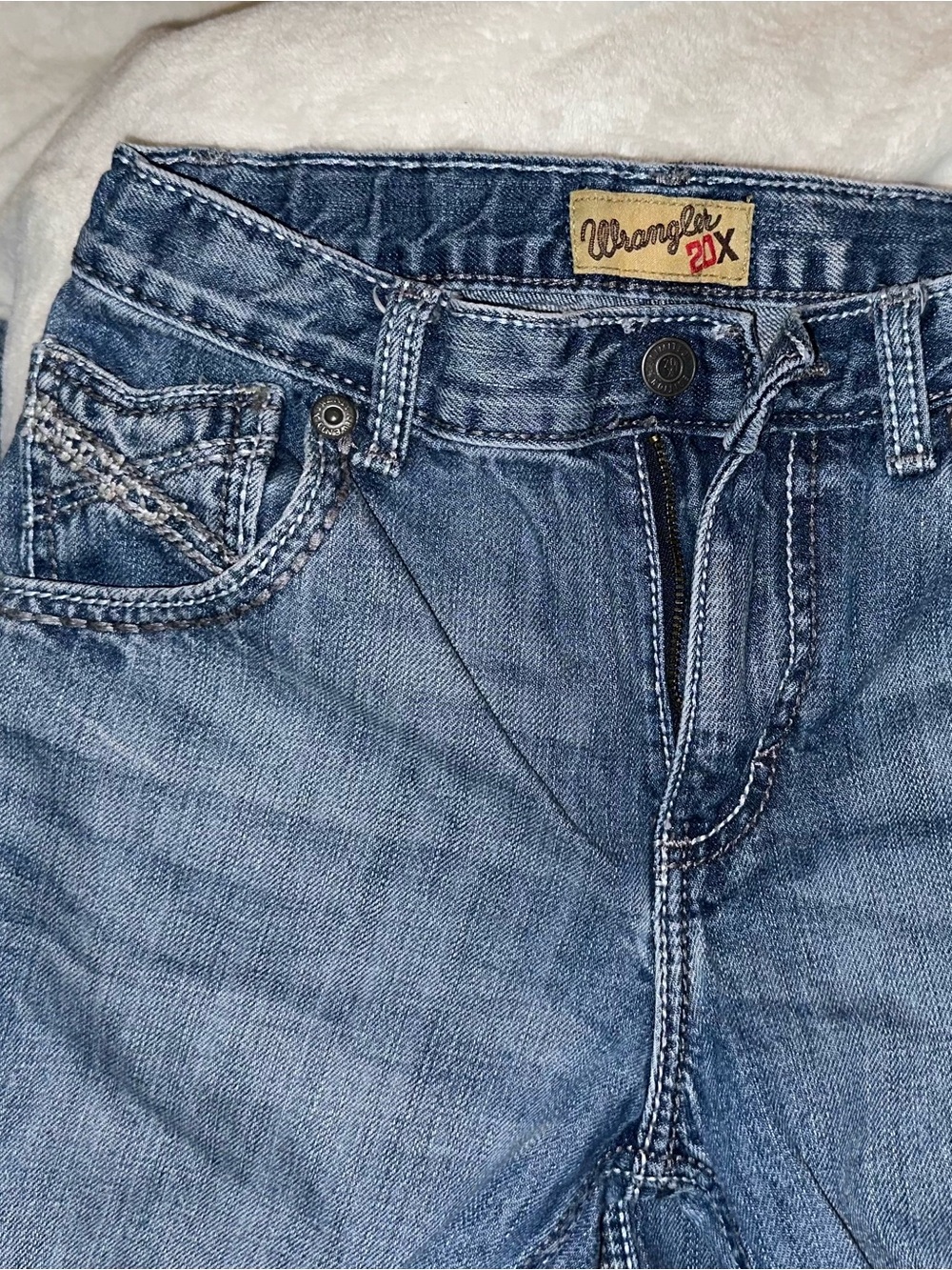 Wrangler Boy’s 20x Classic Blue Jeans - Medium Wash